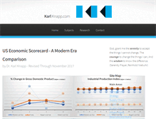 Tablet Screenshot of karlknapp.com
